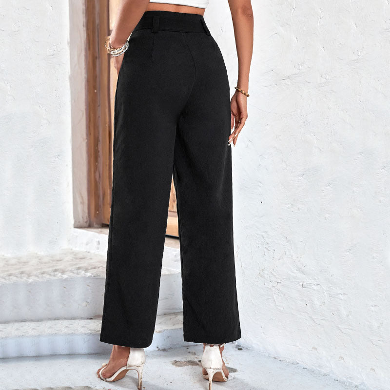 Hose mit hohem Bund und Schleife Nina
