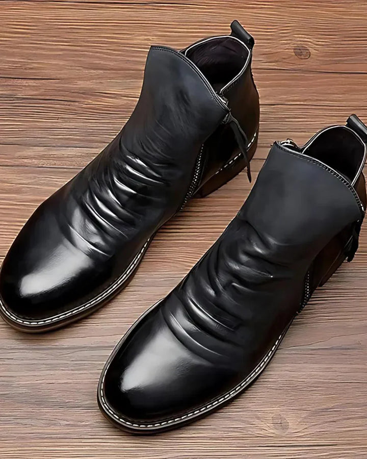 Leonardo™ - Lederstiefel mit seitlichem Reißverschluss