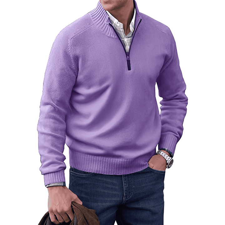 Mario™ | Der Elegante Pullover Mit Reißverschluss
