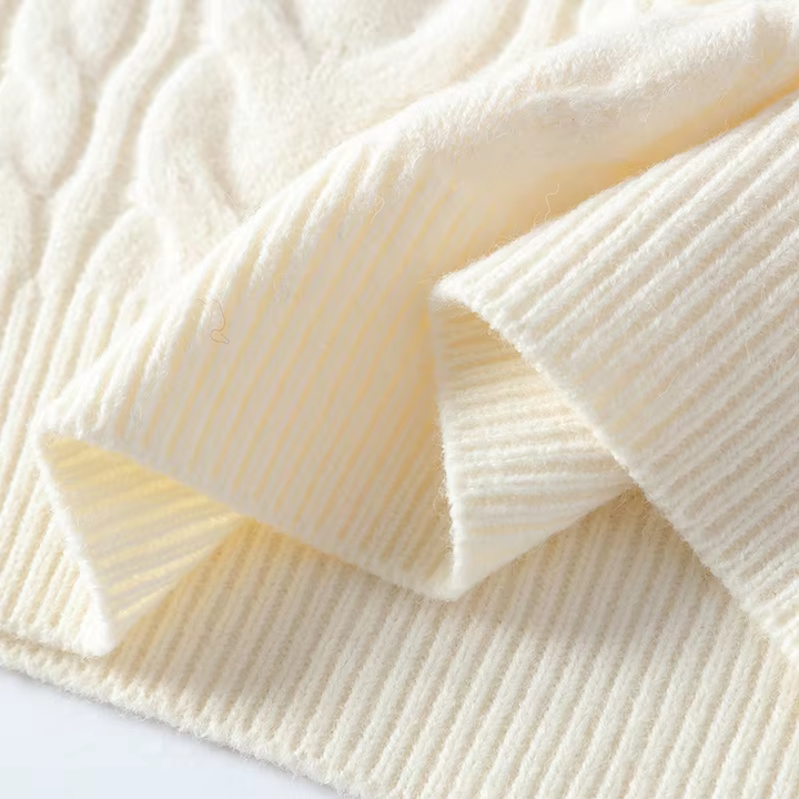 Heike - Weihnachts-Kaschmirpullover mit Hirschmotiv