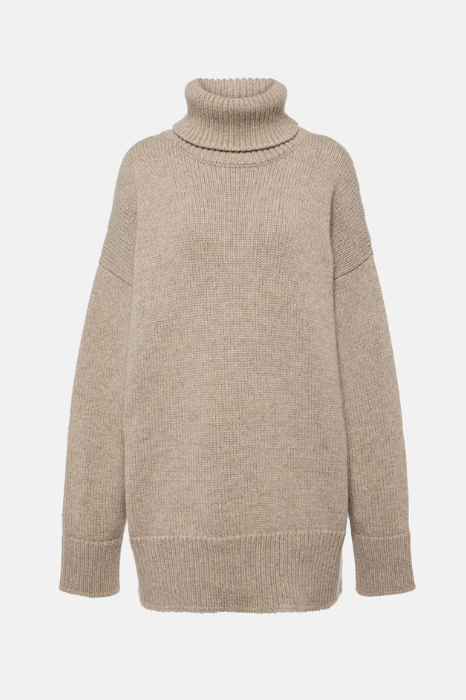 Alanna - Übergroße Strickbluse mit hohem Kragen Chaleur