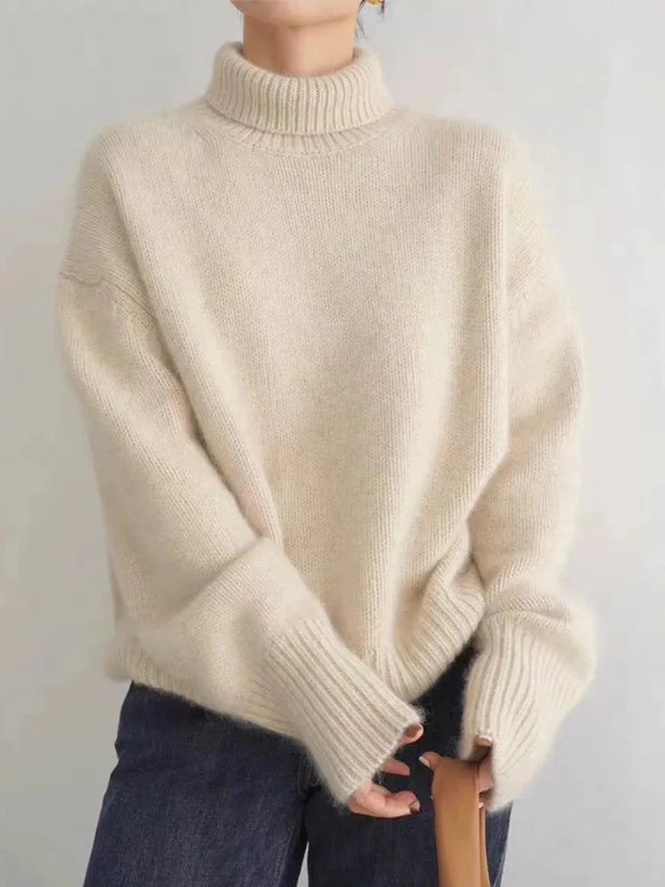 Lynn | Wollpullover mit Stehkragen