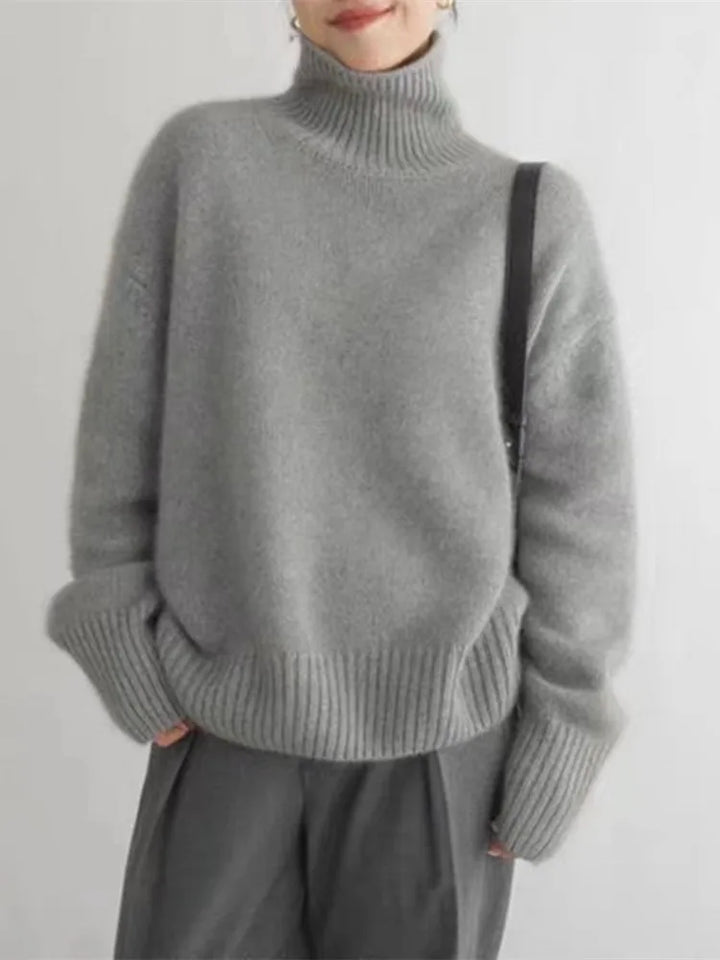 Lynn | Wollpullover mit Stehkragen