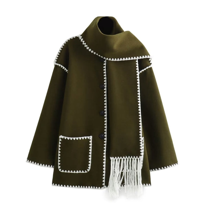 Viona | Bequeme Wollumhangjacke