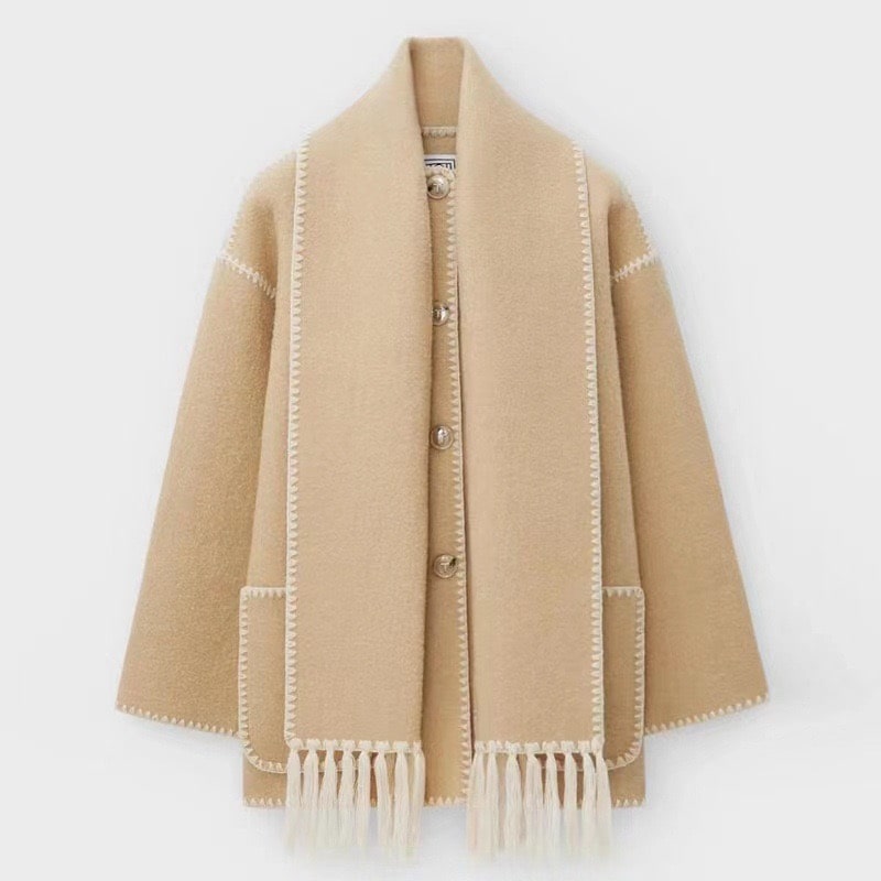 Viona | Bequeme Wollumhangjacke