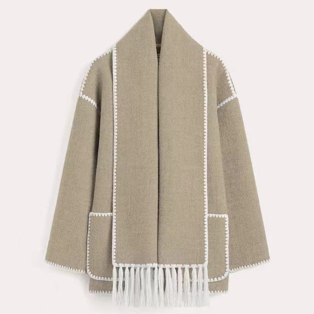 Viona | Bequeme Wollumhangjacke