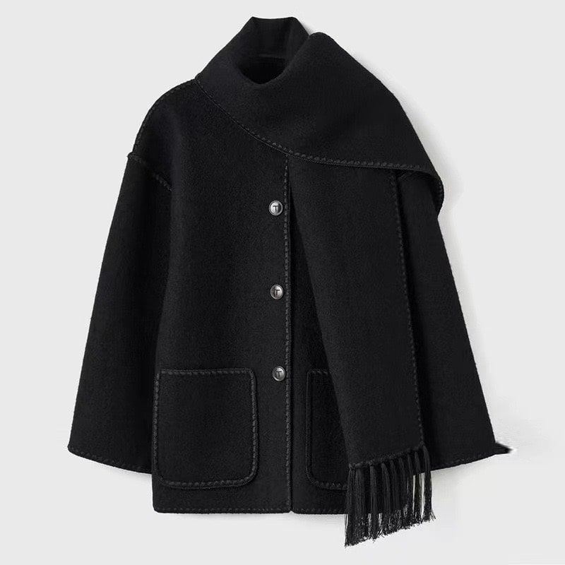 Viona | Bequeme Wollumhangjacke