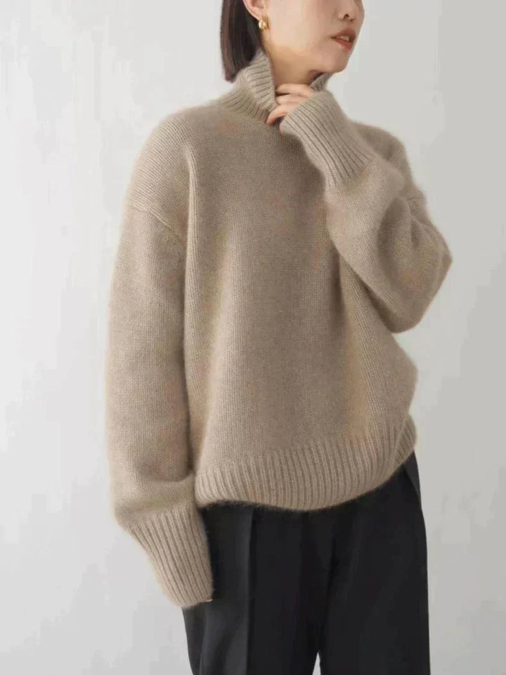 Lynn | Wollpullover mit Stehkragen