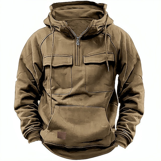 Xavier - Bequemer Winterhoodie mit Reißverschluss