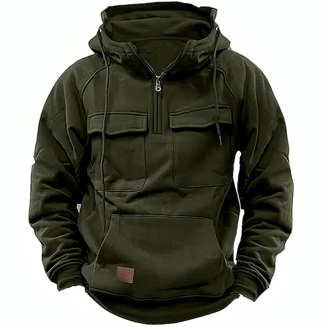 Xavier - Bequemer Winterhoodie mit Reißverschluss