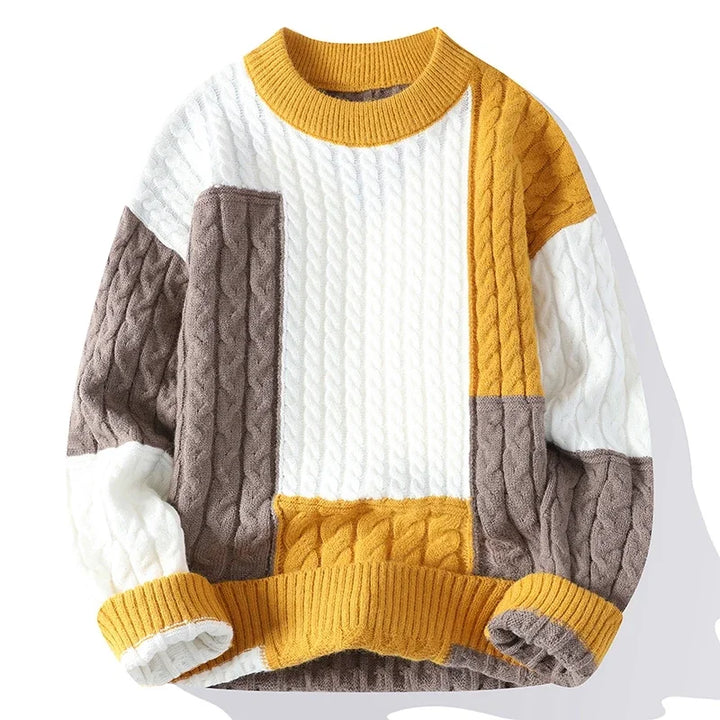 Ador | Herren Freizeitpullover mit Farbblock-Design