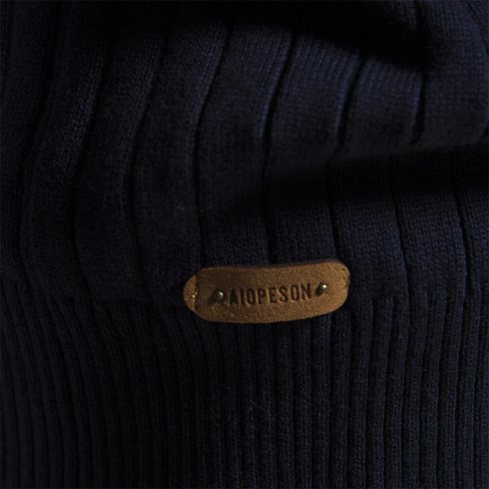 LUCAS - GESTRICKTER PULLOVER MIT REISSVERSCHLUSS