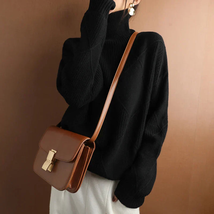 Valeria | Eleganter Pullover mit Rauten