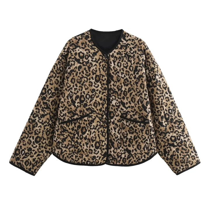 FARA - Damenjacke im Leopardenmuster