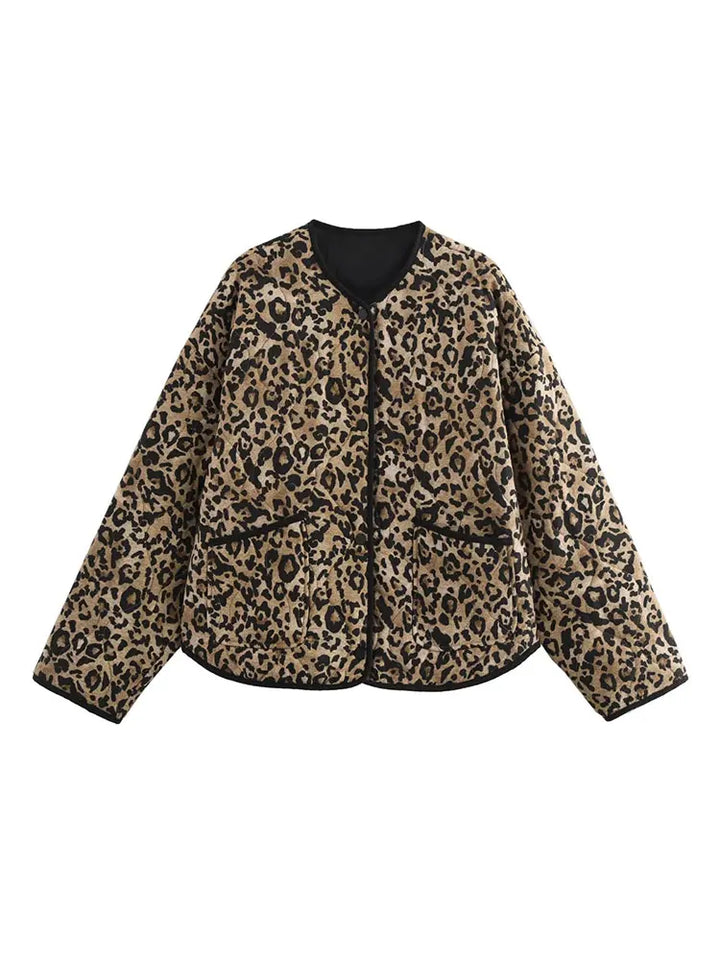 FARA - Damenjacke im Leopardenmuster