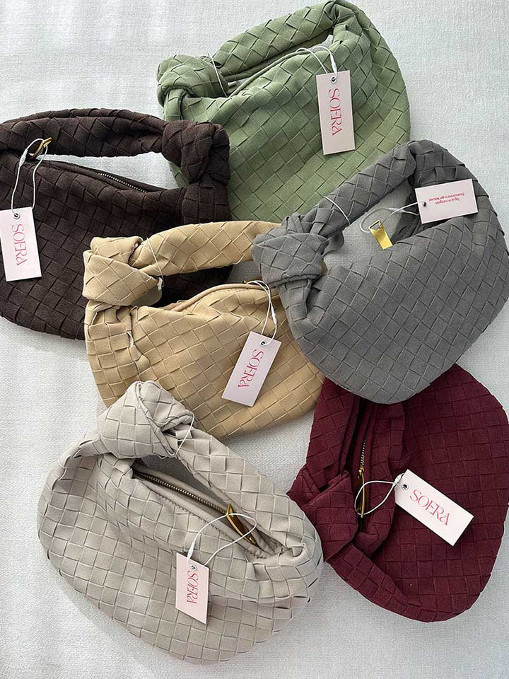 Mini-Handtasche aus Wildleder