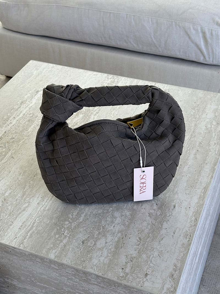 Mini-Handtasche aus Wildleder
