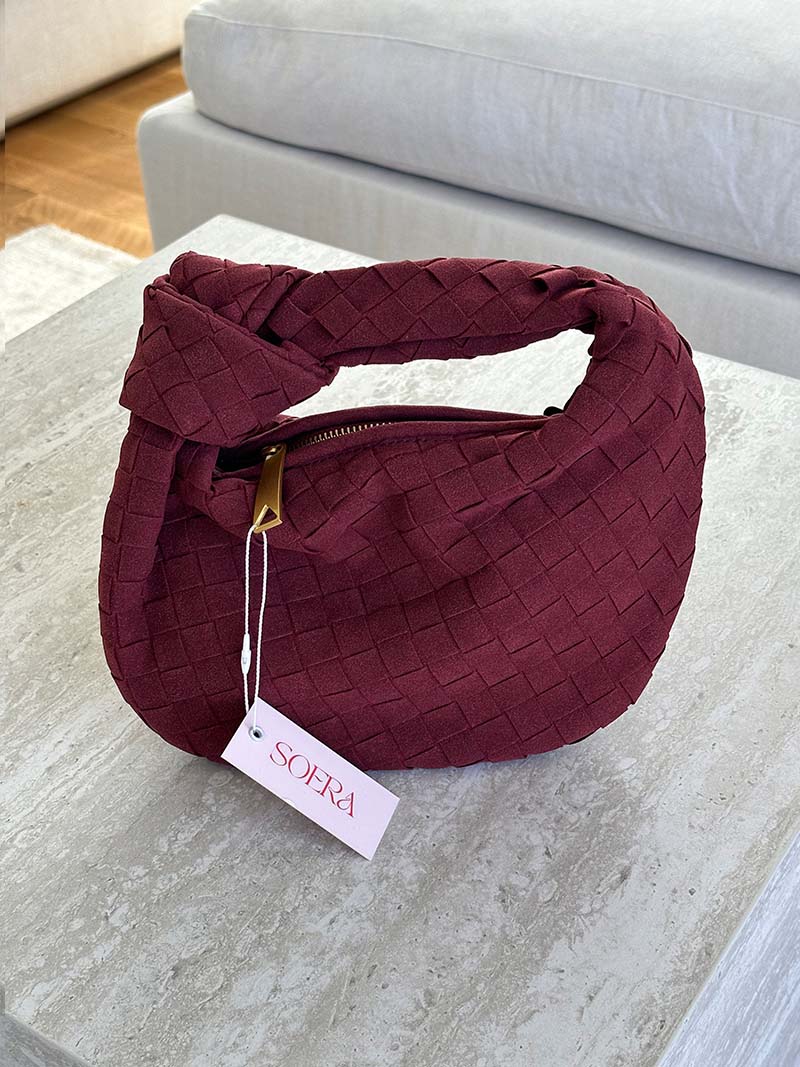 Mini-Handtasche aus Wildleder