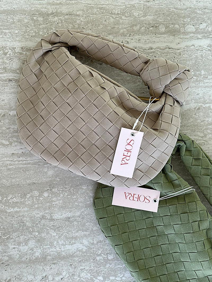 Mini-Handtasche aus Wildleder