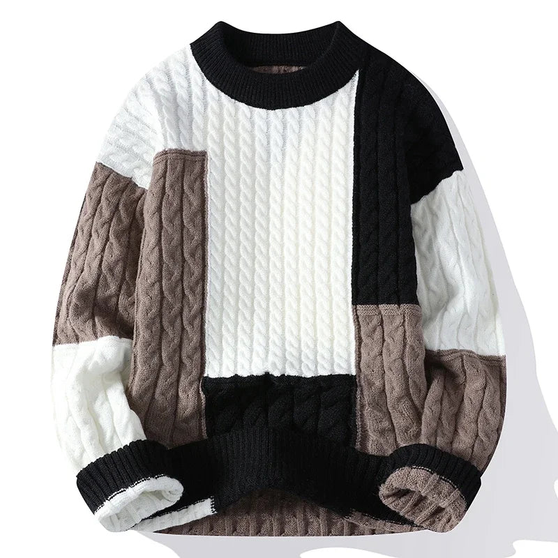 Ador | Herren Freizeitpullover mit Farbblock-Design