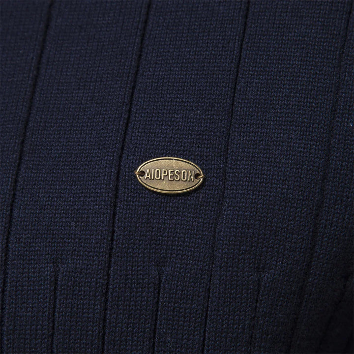 LUCAS - GESTRICKTER PULLOVER MIT REISSVERSCHLUSS