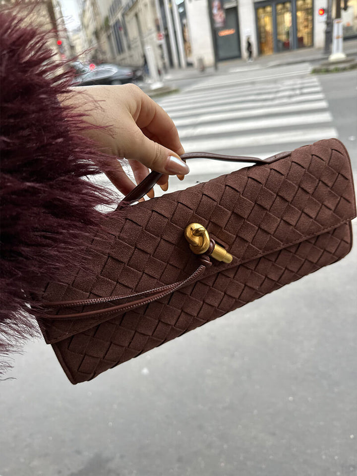 Handtasche aus Wildleder Bianca