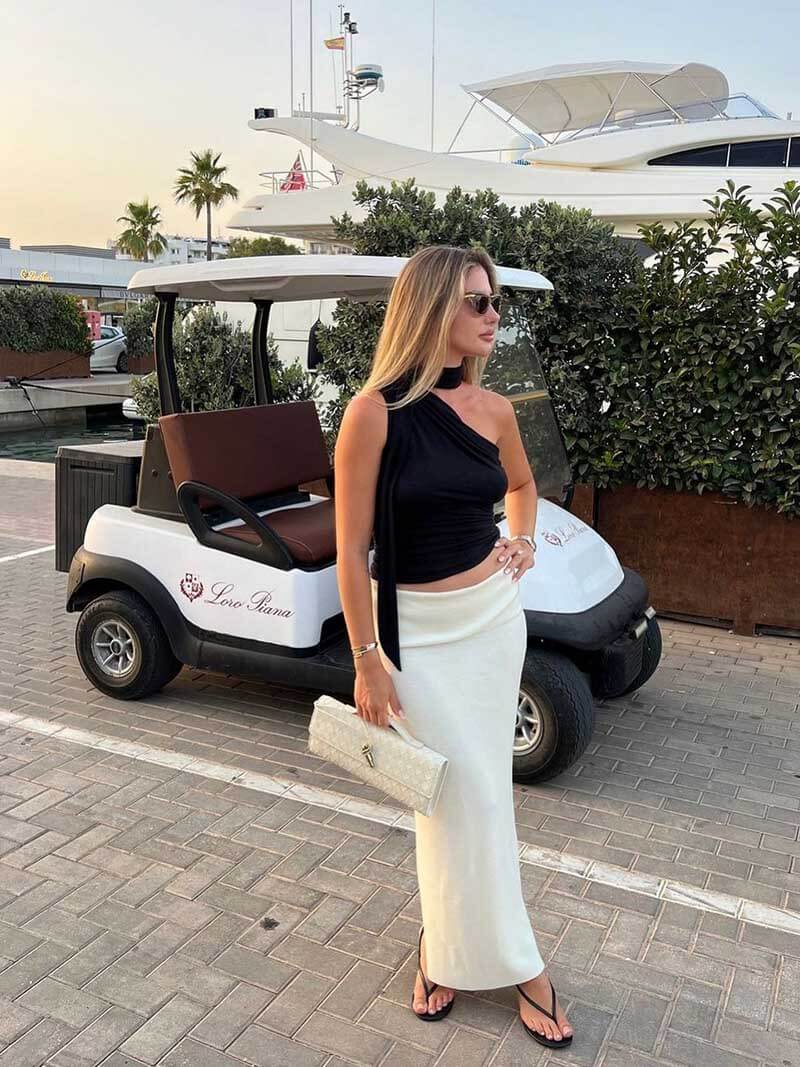 Gewebte Tasche Bianca