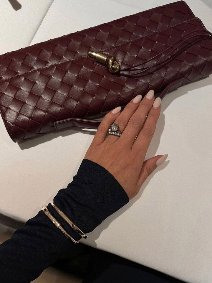 Gewebte Tasche Bianca