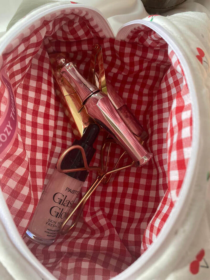 Make-up Tasche Kirsche