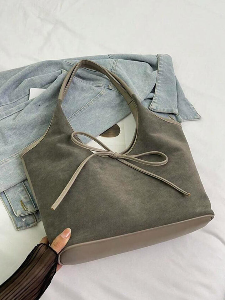 Wildledertasche mit Schleife Florence