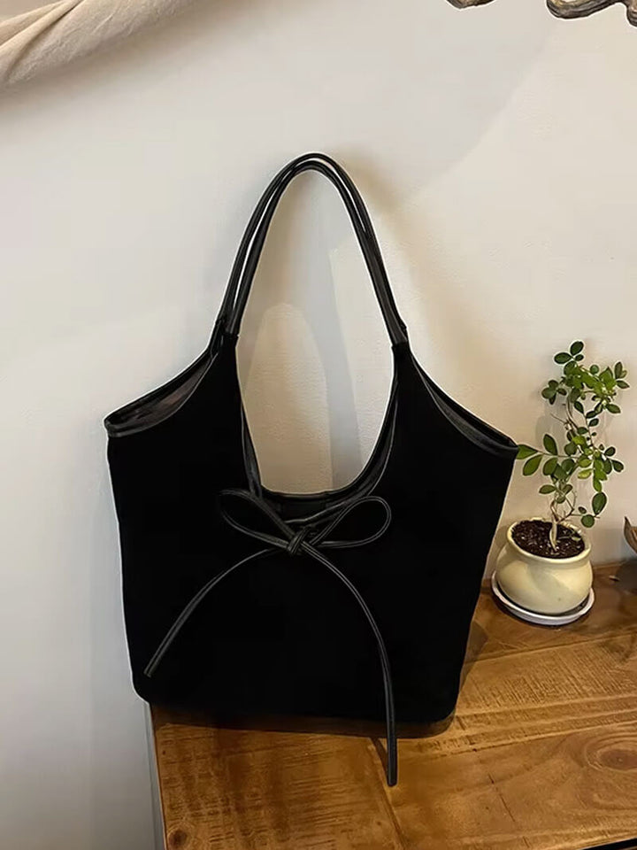 Wildledertasche mit Schleife Florence