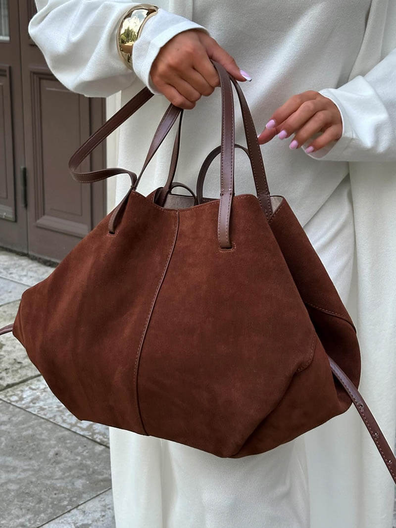 Paula Wildleder-Handtasche