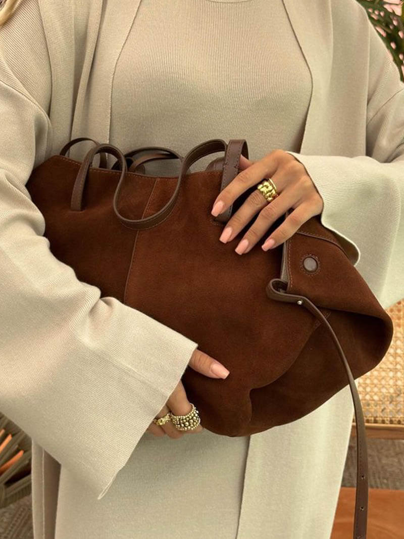 Paula Wildleder-Handtasche