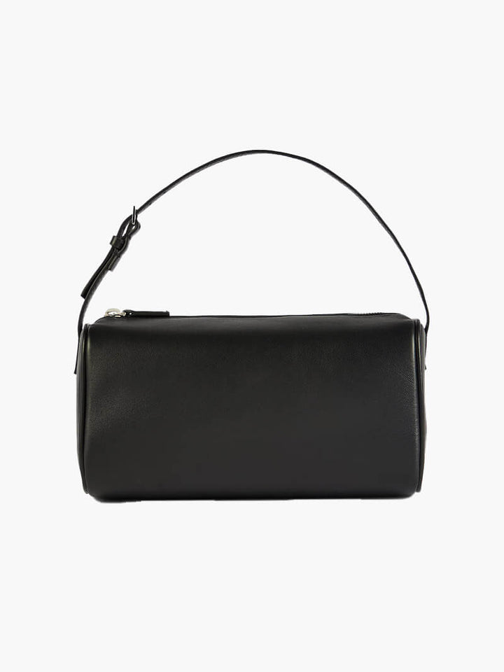 Emaillierte Tasche in Rubinfarbe