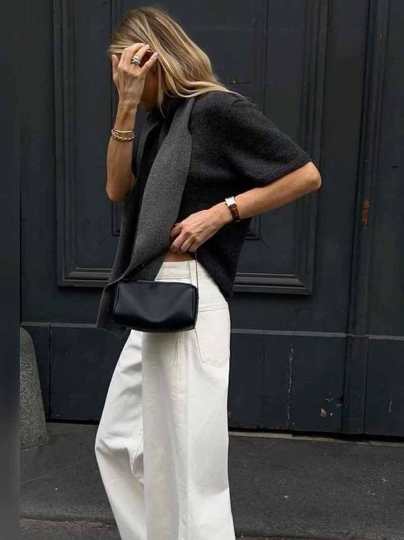 Emaillierte Tasche in Rubinfarbe