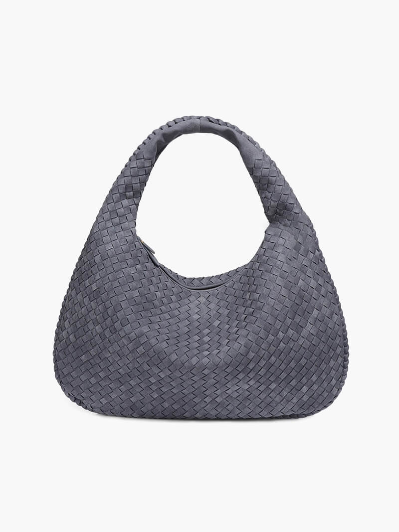 XL Gewebte Wildledertasche