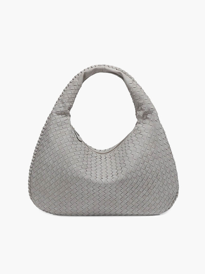 XL Gewebte Wildledertasche