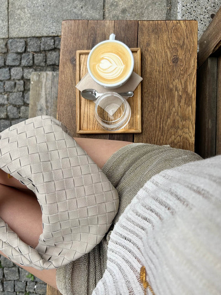 Mini-Handtasche aus Wildleder