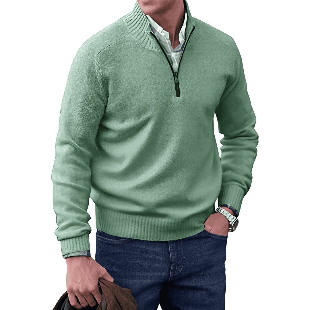 Mario™ | Der Elegante Pullover Mit Reißverschluss