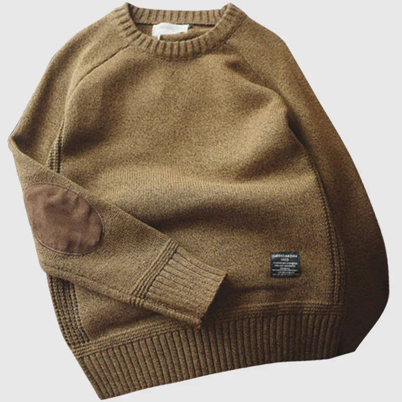Lou - Pullover mit Ellbogenaufnähern