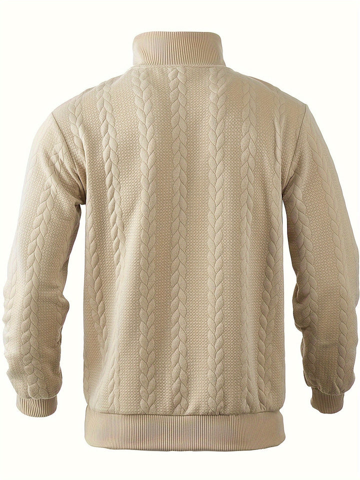 Udo – Vintage-Sweater mit Reißverschluss