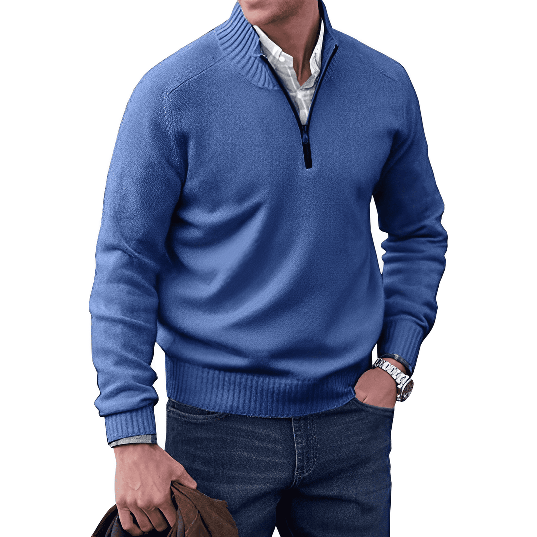 Mario™ | Der Elegante Pullover Mit Reißverschluss