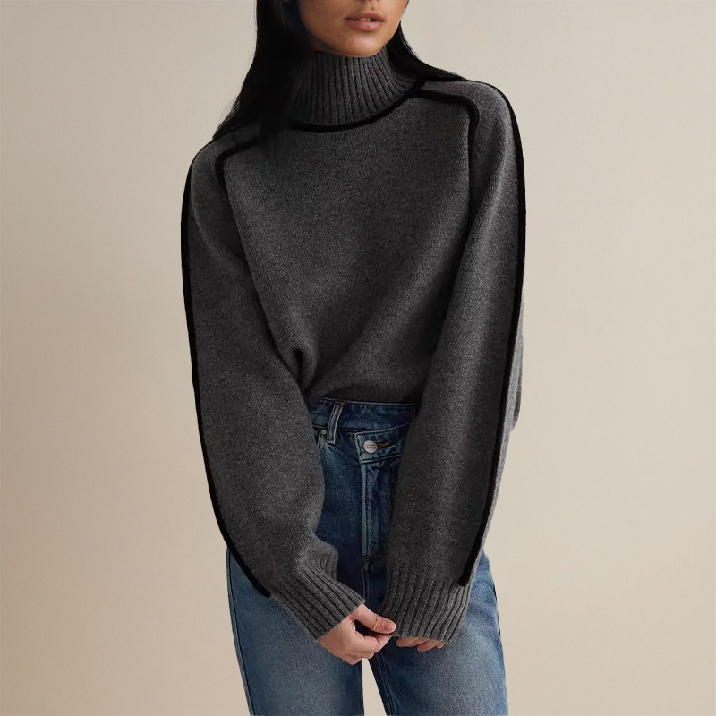 Martina - Hohe Kragenpullover
