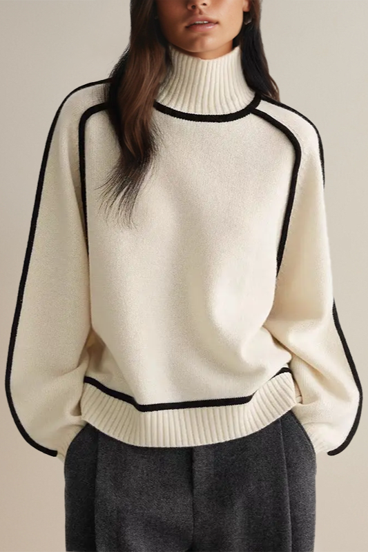 Martina - Hohe Kragenpullover