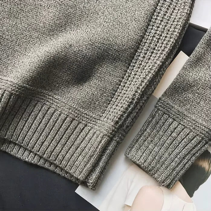 Lou - Pullover mit Ellbogenaufnähern