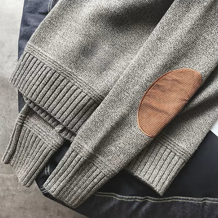 Lou - Pullover mit Ellbogenaufnähern