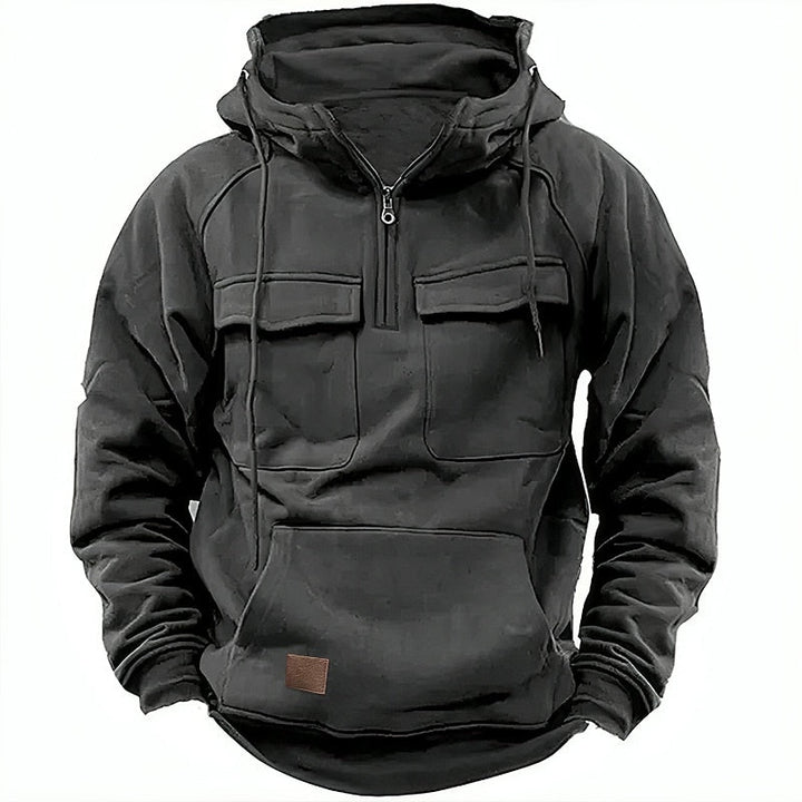 Xavier - Bequemer Winterhoodie mit Reißverschluss