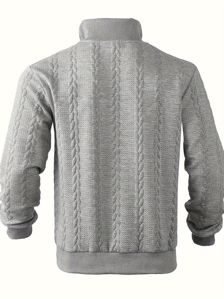Udo – Vintage-Sweater mit Reißverschluss