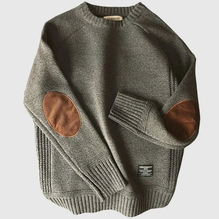 Lou - Pullover mit Ellbogenaufnähern
