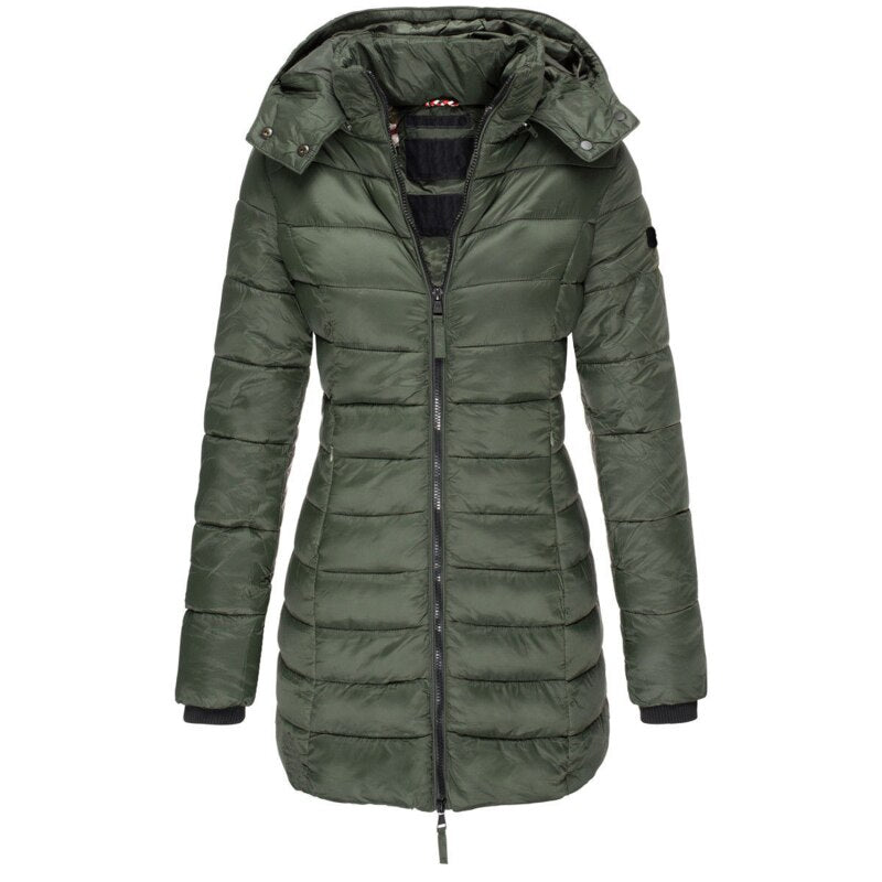 Genevieve - Lange Daunenjacke